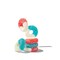 USA Patriotic Gummy Freedom Rings Candy Holiday Treats, 4th of July, Fun and Festive Snacking, Party flavor, Half-Pound